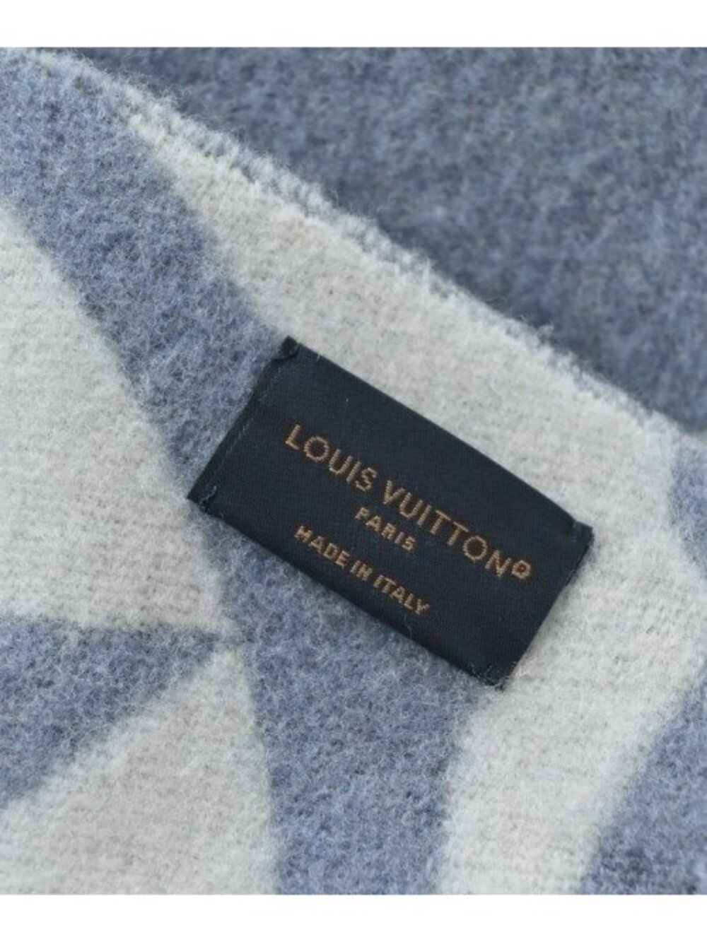 Louis Vuitton Scarf Blue - Picture 5 of 5
